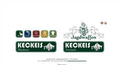 Desktop Screenshot of keckeis-jagd-fischerei.at