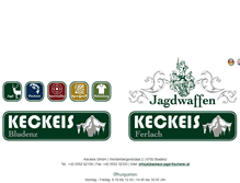 Tablet Screenshot of keckeis-jagd-fischerei.at